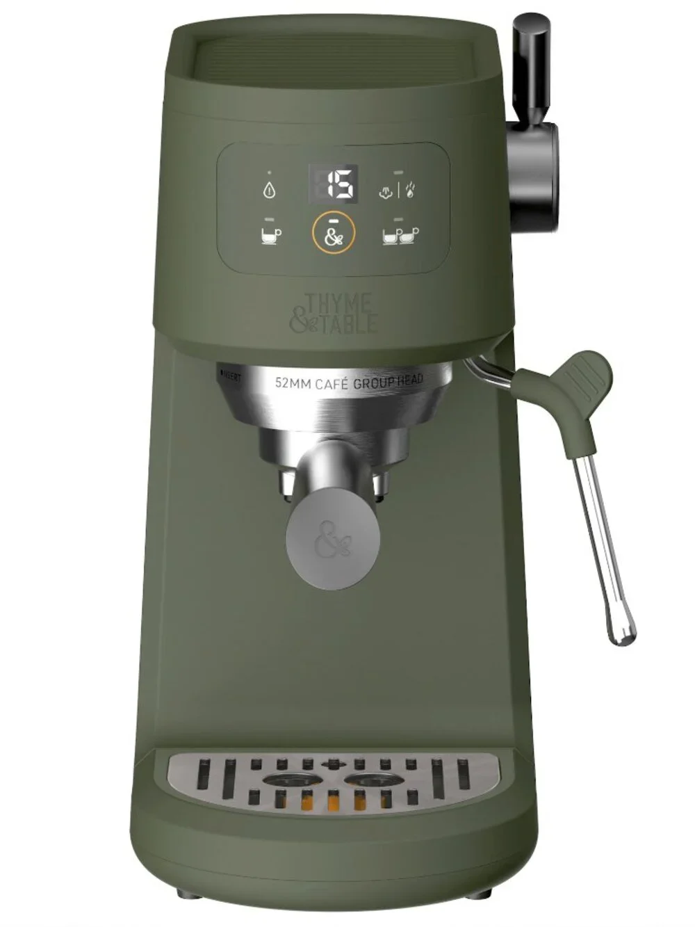 Thyme & Table Barista Mini Espresso Machine 15 Bar - Dusty Moss / Green - NEW